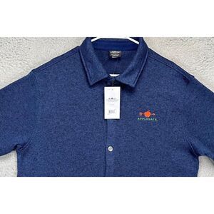 Charles River Fleece Lined Shacket Mens Jacket XL Blue NEW